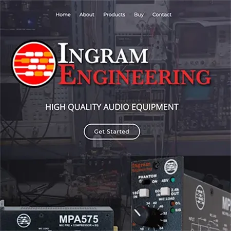 Ingram Engineering landing page hero