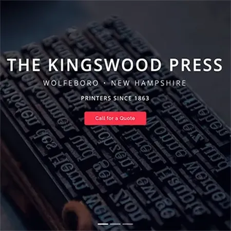 Kingswood Press landing hero