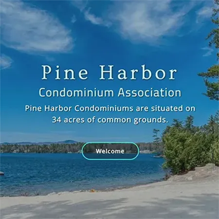 Pine Harbor landing hero