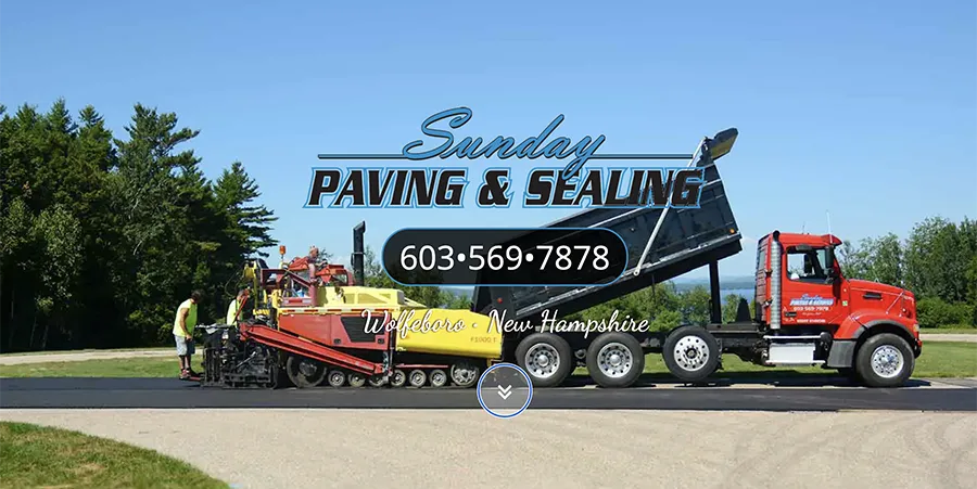 Sunday Paving landing hero