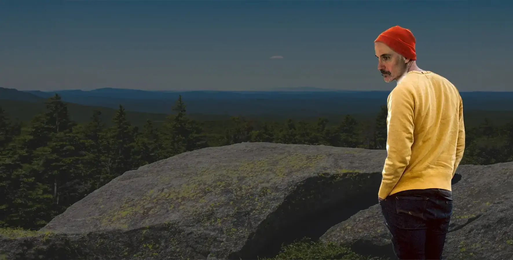 Rich on a NH mountain